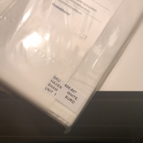 Crate&Barrel Euro Shams - Picture 2 of 3